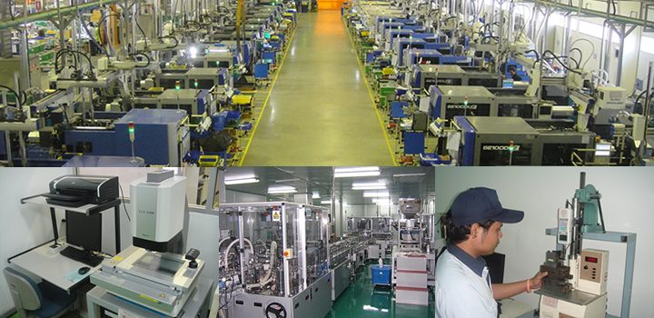 Injection molding mass production at our own factories